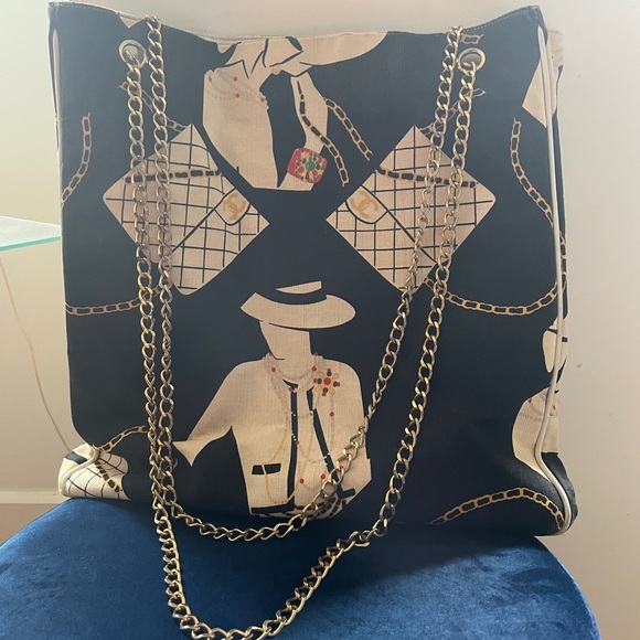 Chanel coco silhouette tote bag - Picture 9 of 13